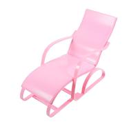 PartyKindom Miniature Small Beach Chair for Pretend Play Doll Accessory Lightweight Portable Beach Decoration to Enhance Imagination and Hands Skills