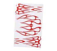 PartyKindom Motorcycle Flame Decals Pattern Stickers for Gas Tanks Car Doors and Rear Wheel Decoration Easy to Install and Remove Durable Weather Resistant Automotive Vinyl