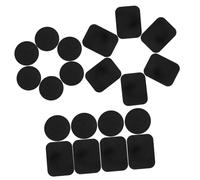 PartyKindom Mount Metal Plates for Phone Magnet Holder Square Ultra-thin Plates with Strong Adhesive for Magnetic Car Mounts Scratch-resistant Compatible with Mobile Phones and Mini Tablets