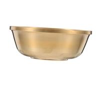 PartyKindom Multi-Function Copper Offering Cup Buddhist Water Bowl for Worship Meditation Home Decor Delicate Metal Ritual Accessory