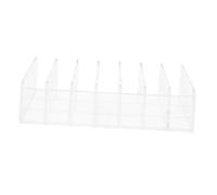 PartyKindom Multi Grid Transparent Pressed Powder Display Rack Cosmetic Organizer for Eyeshadow Storage Lip Gloss Holder for Dressing Table and Vanity Shelves