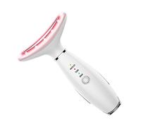 PartyKindom Multifunction Neck Massager Device for Skin Care Reduces Wrinkles USB Rechargeable Portable Neck Beauty Tool for Home and Office Use