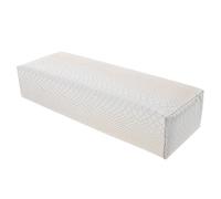 PartyKindom Nail Arm Rest Cushion for Nails White Pu Hand Pillow Easy to Clean Steady Hands Support for Manicure Use in Salons Or Home