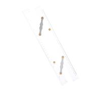 PartyKindom Nautical Mapping Ruler Parallel Line Drawing Tool Measuring Parallel Ruler Drawing Boat Navigation Nautical Scale Acrylic Transparent
