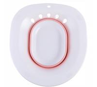 PartyKindom Nursing Bidet Foldable Sitz Bath for Postpartum and Elder Care Comfortable Hip Bath with Space-Saving Design and Warm Water Rinse Compatibility