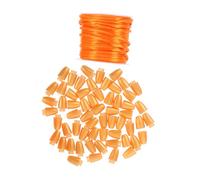 PartyKindom Nylon Crafting String with Breakaway Clasps for DIY Bracelets Necklaces Woven Cord Compatible with Beads and Charms Sturdy Nylon Rope for Creative Handcraft Projects