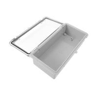 PartyKindom Outdoor Junction Box with Transparent Cover Plastic Electrical Enclosure for Extension Cord Protection Compact and Lightweight Wiring Distribution Case for Garden and Lawn Tools