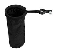 PartyKindom Oxford Fabric Drumstick Bag with Single Screw Black Drumstick Holder Container for Drum Set Storage and Mallet Organizer Compatible with Jazz and Rock Drummers