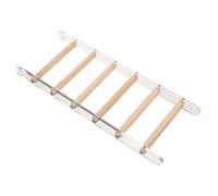 PartyKindom Parrot Climbing Ladder Wear Resistant Wood Bird Cage Accessory for Budgerigars Cockatiels Lovebirds Design for Physical Activity Exploration