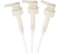 PartyKindom Plastic Pump Dispenser or Liquid Dispensing for Bottle with 10cc Capacity 3 Pcs White Gallon Pump Dispenser Easy to Carry Suitable for Bottles for Syrup, Juice