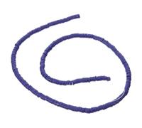PartyKindom Polymer Clay Beads Flat Disc Spacer for Jewelry Making Unbreakable Lightweight Beads for DIY Bracelets Necklaces Crafts in Navy Blue for Creative Accessories