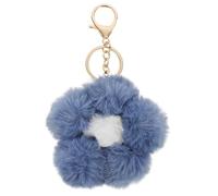 PartyKindom Pompom Ball Pendant Clip on Bag Ornament Accessories with Lobster Clasp Clamp and Flat Key Ring, Faux and Alloy Material, Full of Personality Adorable Style for Handbags Briefcase
