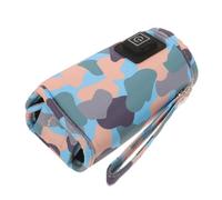 PartyKindom Portable Bottle Warmer USB Interface Adjustable Heating Cover Protector Polyester Wear-Resistant Material for Feeding Bottles During Travel in The Car