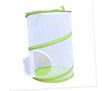 PartyKindom Portable Green and White Insect Cage for Bug House for Nature Exploration Encourages Learning and Imagination Easy to Carry for Studying Creatures