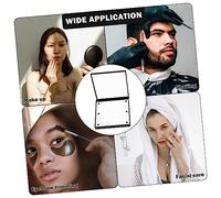 PartyKindom Portable LED Makeup Mirror for Women Compact Handheld Cosmetic Mirror with Bright Leds True Color Reflection for Travel Pocket Sized for Face and Grooming