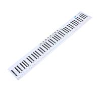 PartyKindom Portable Piano Keyboard Finger Simulation Practice Guide with 88 Keys, Pvc Material, Hand-rolled and Waterproof Design for Children and Students Practice Piano and Teacher