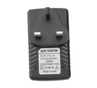 PartyKindom Power over Ethernet Adapter 1A Dc 24V Power Adapter with Dual Rj45 Connectors and Voltage Protection for Device with Support, Plastic Housing, Uk Plug Suitable for Networking