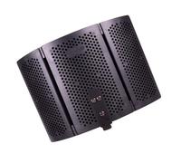 PartyKindom Practical Foldable Microphone Noise Reduction Net Sound Absorbing Cover for Interviews Stage Performances Recording Protection Against Wind Saliva