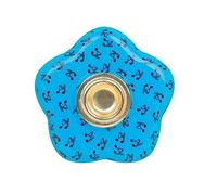 PartyKindom Professional Blue Abs Cello Endpin Mat Non-slip Floor Protector with Anti-skid Strap Lightweight Portable Spike Holder for Cellists and Cello Lovers Compact Instrument Accessory