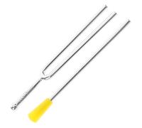 PartyKindom Professional Resonance Tuning Fork with Striker for Piano and Violin, Metal and Plastic Material, Versatile Use for Music Teaching and Practice, Educational Tool for Students
