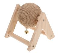 PartyKindom Rabbit Scratch Natural Solid Scratching Ball for Indoor Kittens Exercise Claw Sharpening for Cat Playtime and Furniture Protection