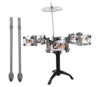 PartyKindom Realistic Boys and Girls Drum Set Mini Drum Kit for Boys and Girls Educational Music Toys Toddlers and Set Rhythm Hand