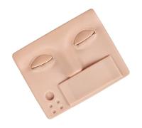 PartyKindom Realistic Lash Practice Head with Removable Eyelids Lightweight Training Mannequin for Eyelash Extensions for Beginners and Professionals for Workshops and Training Sessions