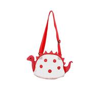PartyKindom Red Dinosaur Mesh Beach Bag Sand Storage Lightweight Sandproof Tote for Childrens Beach Essentials and Collection