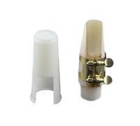 PartyKindom Replacement Resin Alto Saxophone Head Durable Saxophone Accessory White Mouthpiece for Enhanced Sound Quality and Performance