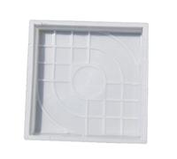 PartyKindom Reusable Concrete Pavement Stone Mold for DIY Patio Walk Path White Plastic Stepping Stone Maker for Garden Driveway Landscaping