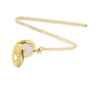 PartyKindom Roman Number Pocket Watch Vintage Metal Portable Pocket Watch Chain for Men Retro Design Suitable for Everyday Use