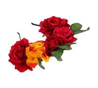 PartyKindom Rose Headband with Big Flower Design Elegant Bridal Hairband for Parties Festivals for Themed Events Photo Props Craftsmanship