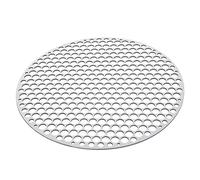 PartyKindom Round BBQ Grill Mesh Mat Stainless Steel Multi Function Wire Mesh for Oven and Outdoor Barbecue Cut to Fit Nonstick Grilling Pad for Meat Vegetables Fish Burgers Sausages Steaks