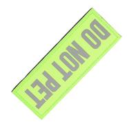 PartyKindom Service Dog Patch Do Not Pet Reflective Nylon Patch with Hook and Loop Tape Secure Attachment Wear-resistant for Dog Vest and Collar Harness