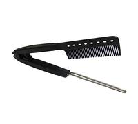 PartyKindom Shaped Hair Straightening Brush Tool for Effortless Styling Ergonomic Design for Smooth Results Compact Break-Resistant for All Hair Types