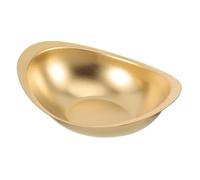 PartyKindom -Shaped Multi-Functional Salad and Dessert Bowl 16x11cm Stainless Steel Food Container for Kitchen Storage and Serving, Creative Food Presentation for Home Dining