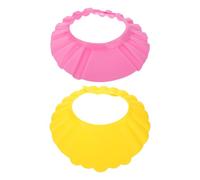 PartyKindom Shower Caps Fits Comfortably Bath Visor 2 Pcs Hair Washing Shield Adjustable Size Resistant to Deformation for Bathing and Hair Washing