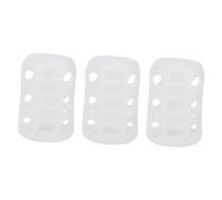 PartyKindom Silicone Milk Bottle Protective Sleeve 3pcs with Anti-Fall and Heat-Proof Features Wide Neck Silicone Cover Feeding Bottle Case for Baby Feeding and Weaning Essentials