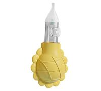 PartyKindom Silicone Newborn Nasal Aspirator Nose Cleaner with Manual Suction and Anti-backflow Design Detachable Washable Reusable Nasal Mucus Sucker for Breath Care