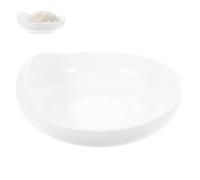 PartyKindom Silicone Suction Bowl for Elderly Self-Feeding Plate with Anti-Spill Base Lightweight Non-Skid Scoop Dinnerware for Disabled Adults