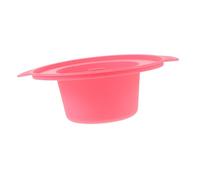 PartyKindom Silicone Wax Melt Liner for Hair Removal Even Heating Wax Warmer Replacement Bowl for Home Beauty Routine Soft Pink Pot Insert Compatible with Machines