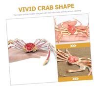 PartyKindom Simulated Animal Model Crab Figurine Educational Cognitive for Detailed Texture Portable Decoration for Home School and Party