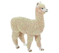 PartyKindom Simulation Alpaca Model Figure for Kids Realistic Wildlife Animal Decoration Small Alpaca Toy for Educational Play and Collectibles