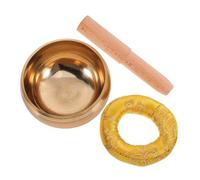 PartyKindom Singing Bowl Meditation Nepal Style Buddhist Bowl Hand Making Wood Rod for Yoga Matters