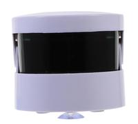 PartyKindom Smart Mini Cordless Jewelry Cleaning Machine for Dentures Retainers and Coins Portable White Cleaner with Intelligent Control for Professional and Personal Use