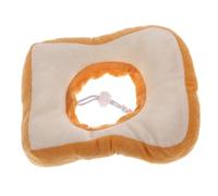 PartyKindom Soft Toast Bread Cat Collar Anti-scratch Protective Recovery for Cats and Kittens for Surgical Recovery Comfortable Neck Creative Design in s