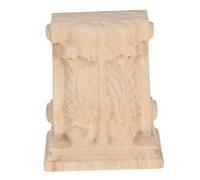 PartyKindom Solid Wood Stigma Beam Support Farmhouse Corbels Shelf Corbels Vintage Furniture Decorations Unfinished Wood Cedar Wooden Khaki