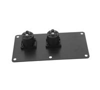 PartyKindom Speaker Junction Panel Speakers Terminal Plate Black