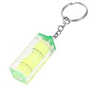 PartyKindom Spirit Bubble Level Keychain Tool with High-Precision Bubble for Accurate Measuring Lightweight Key Pendant for Car Keys and Bag Decoration Stylish Pocket Level Random Color