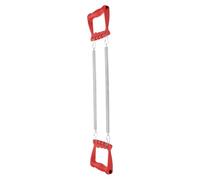 PartyKindom Spring Chest Expander ’s Fitness Pull Trainer, Steel and Pp, Silver, Safe Chest Muscle Training, Home Indoor Exercise